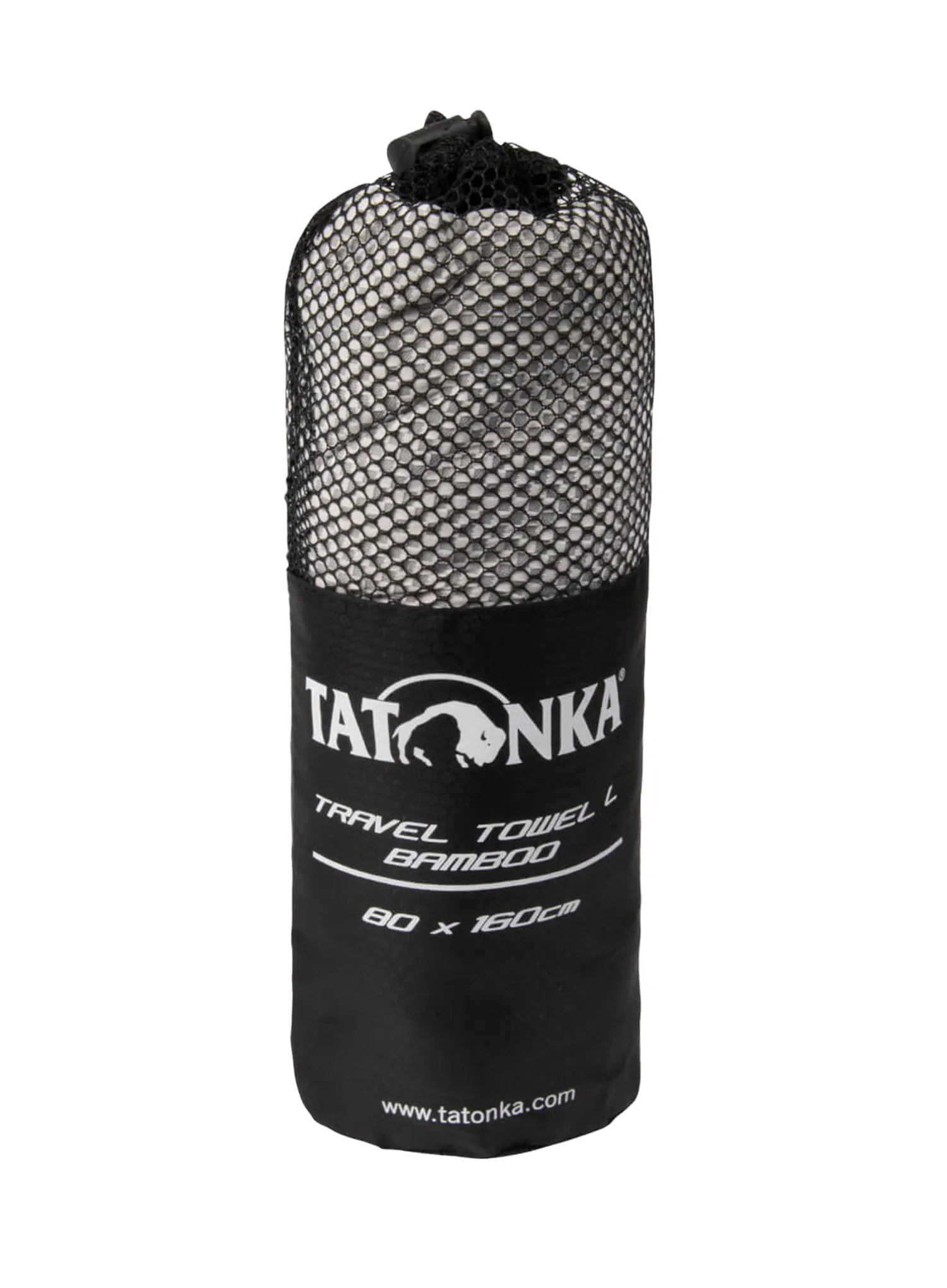 Rychleschnoucí ručník Tatonka Travel Towel Bamboo L - grey