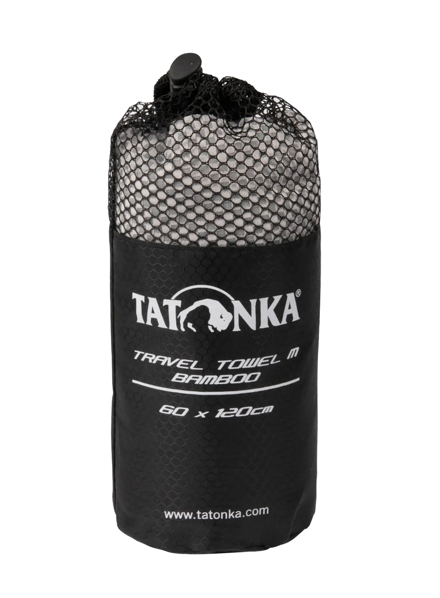 Rychleschnoucí ručník Tatonka Travel Towel Bamboo M - grey