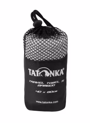 Rychleschnoucí ručník Tatonka Travel Towel Bamboo S - grey
