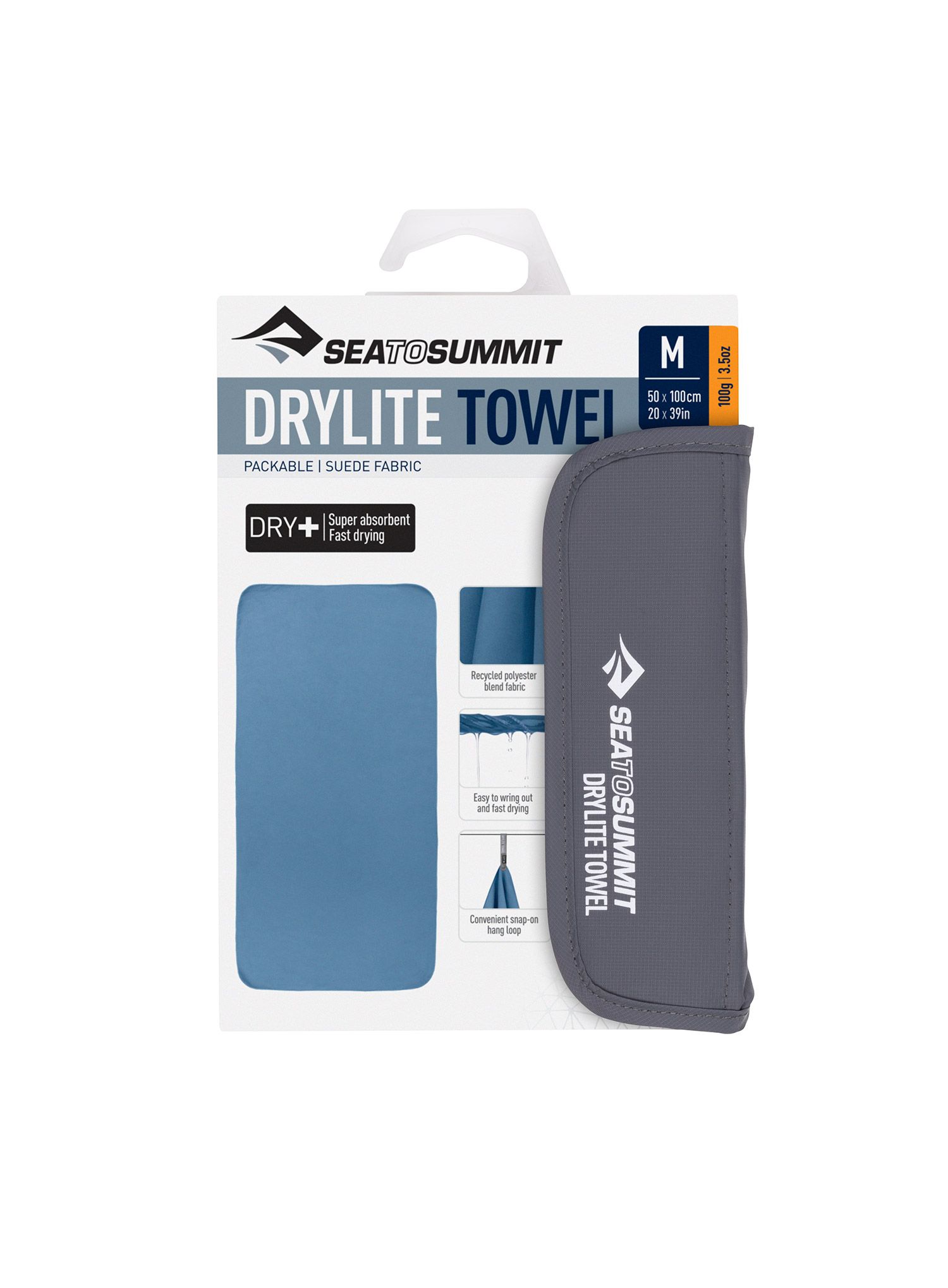 Rychleschnoucí ručník Sea To Summit DryLite Towel M - moonlight