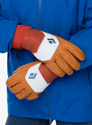 Lyžařské rukavice dámské Black Diamond Impulse Gloves - henna/belay blue