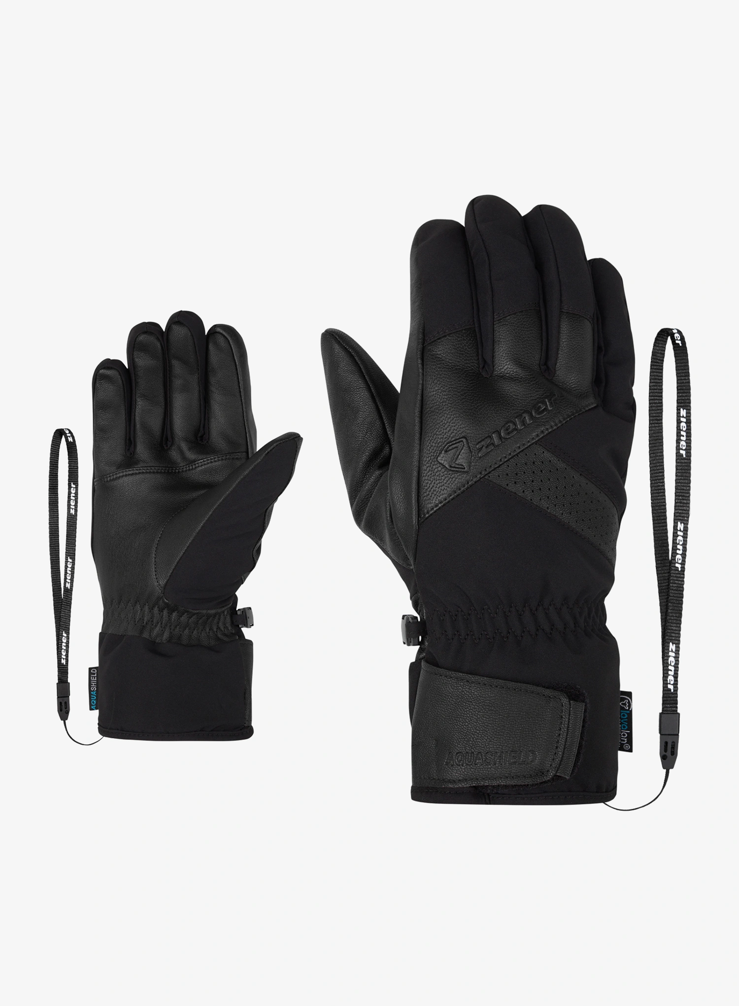 Lyžařské rukavice Ziener Getter AS AW Glove - black