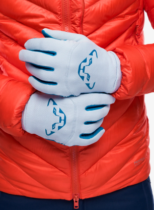 Skialpové rukavice Dynafit Upcycled Thermal Gloves - blue fog