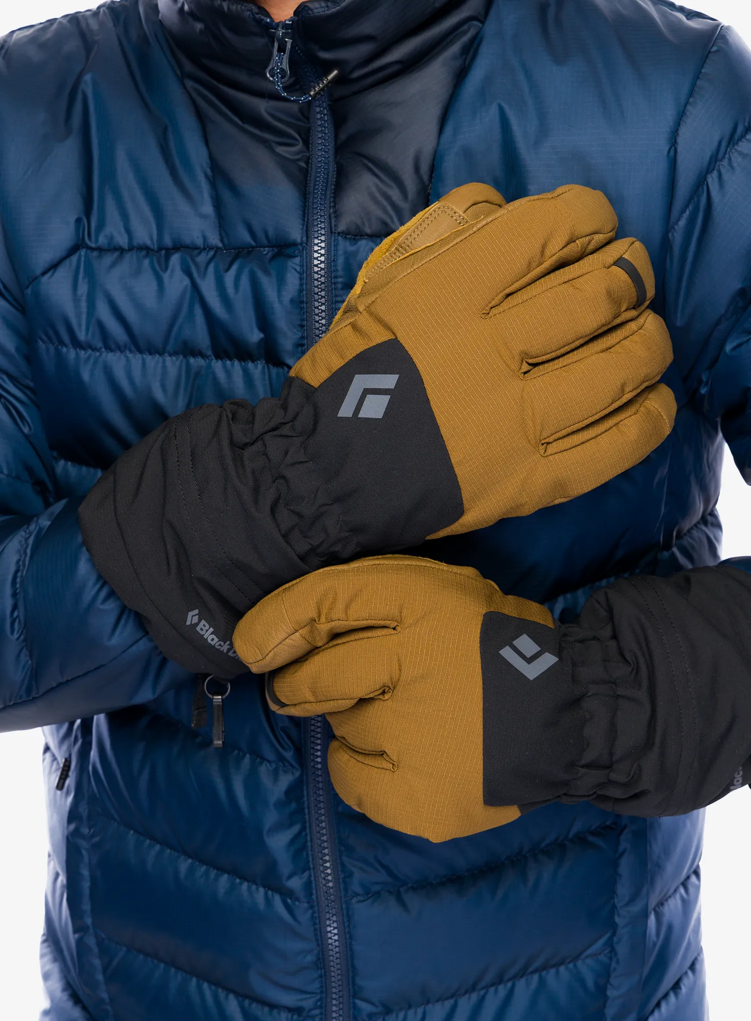 Rukavice na hory Black Diamond Soloist Gloves - dark curry