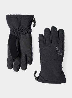 Dámské pětiprsté rukavice Rab Storm Glove - black