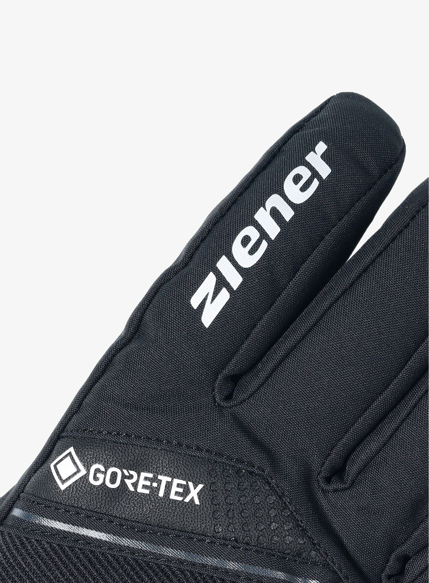 Lyžařské rukavice Ziener Gunar GTX - black/magnet