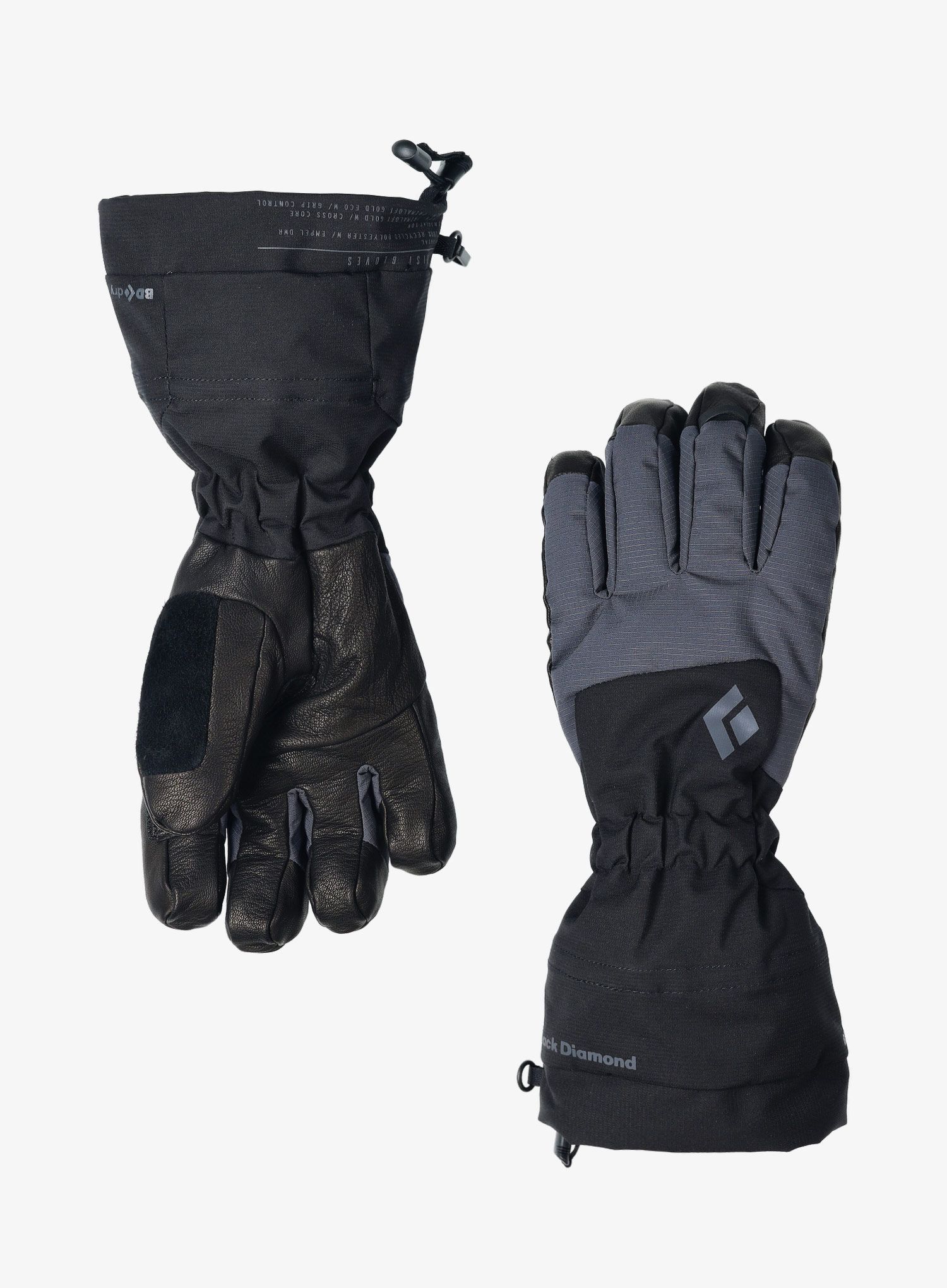 Zimní rukavice Black Diamond Soloist - black/black