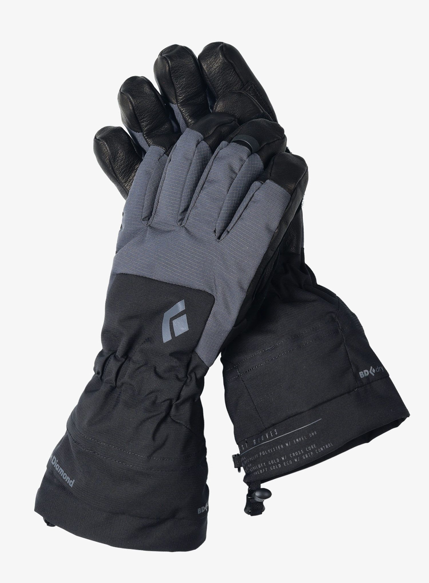 Zimní rukavice Black Diamond Soloist - black/black