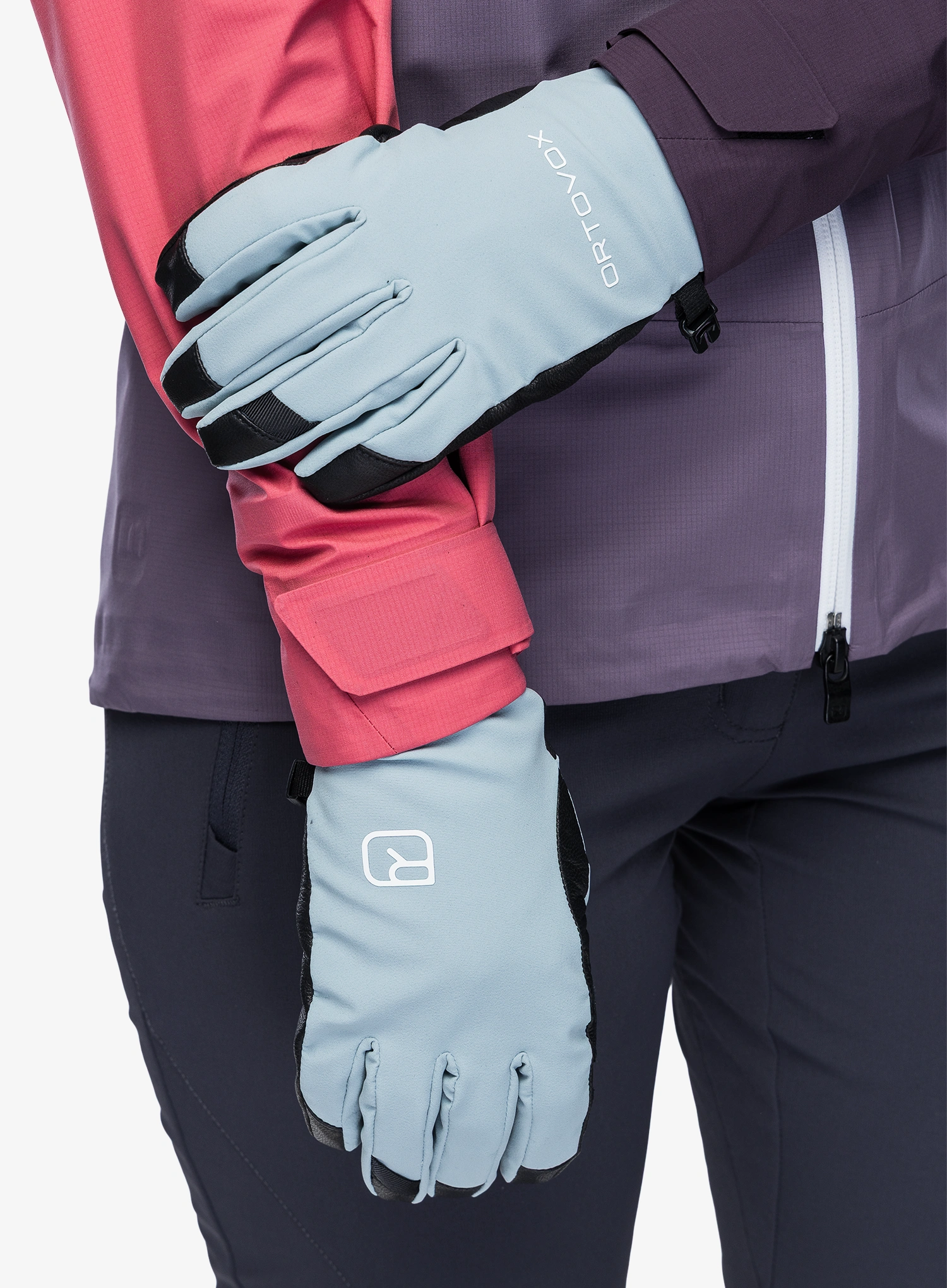 Dámské rukavice Ortovox Tour Glove - glacier grey
