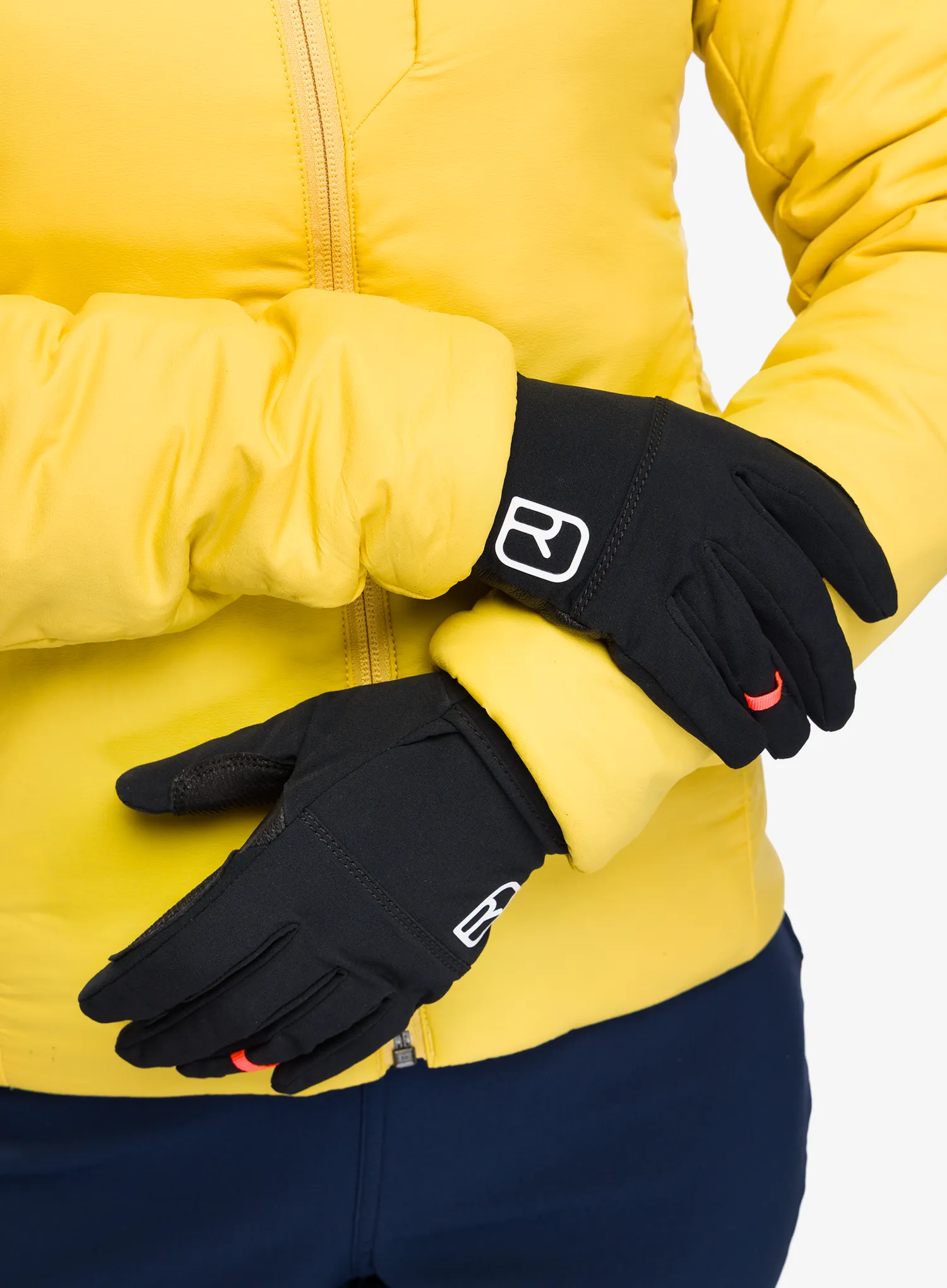 Dámské rukavice Ortovox Tour Light Glove - black raven
