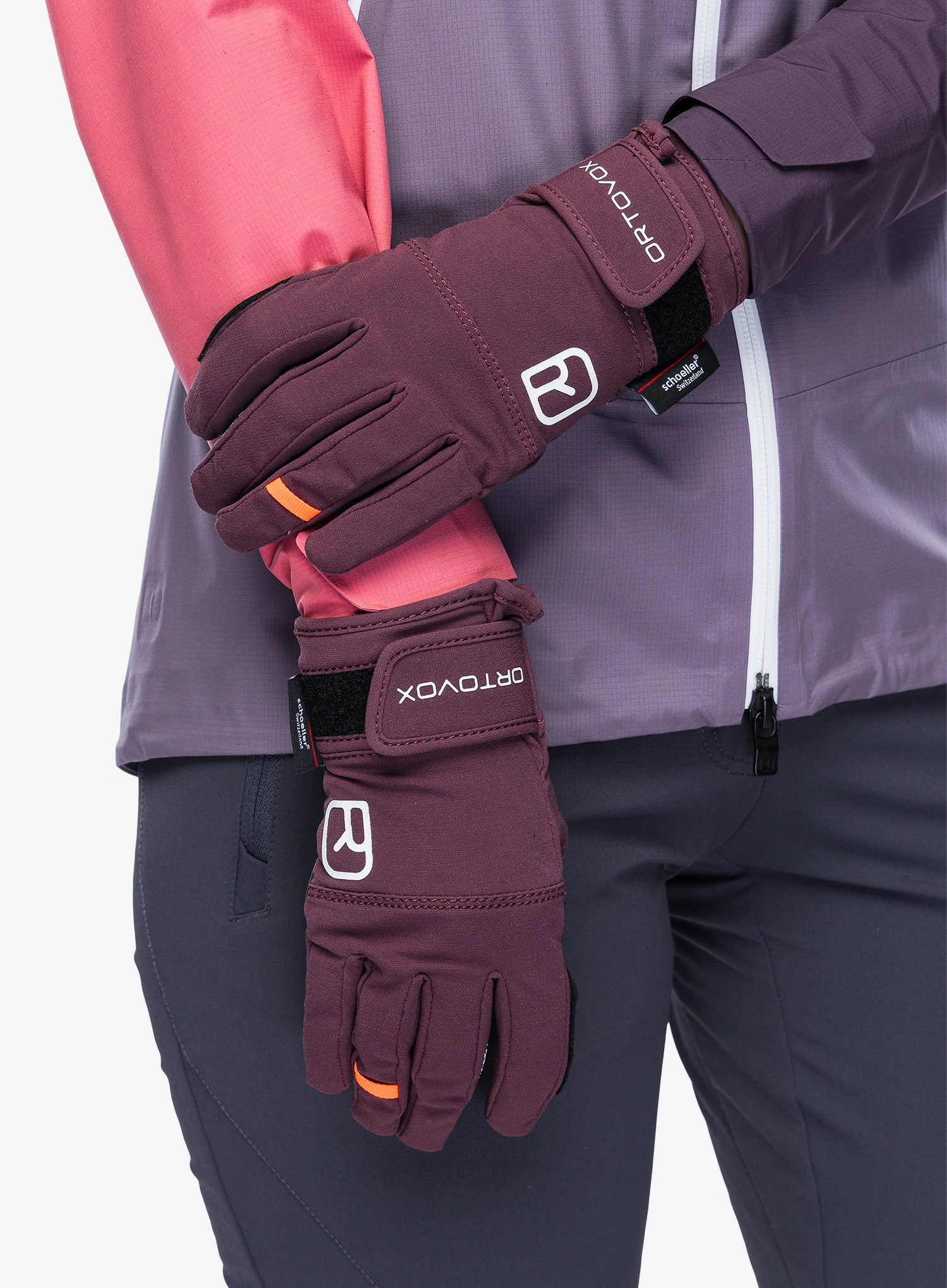 Dámské rukavice Ortovox Tour Light Glove - winetasting
