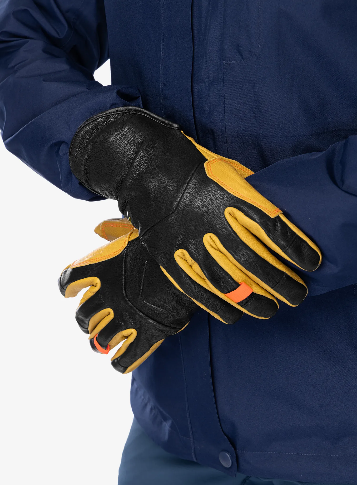 Dámské rukavice Salewa Ortles AM Leather Gloves - black out