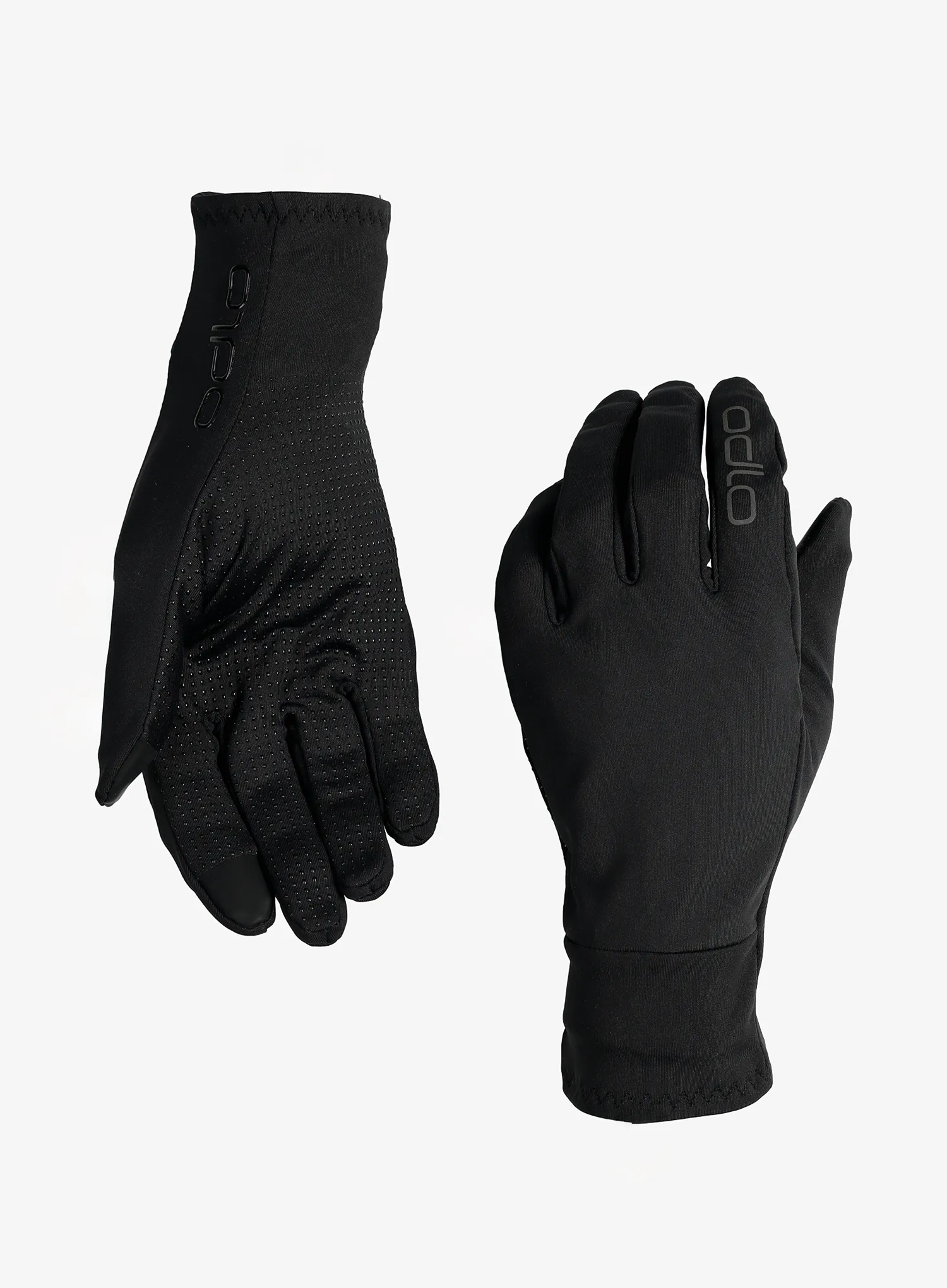 Běžecké rukavice Odlo Multisport Light Gloves Full Finger - black