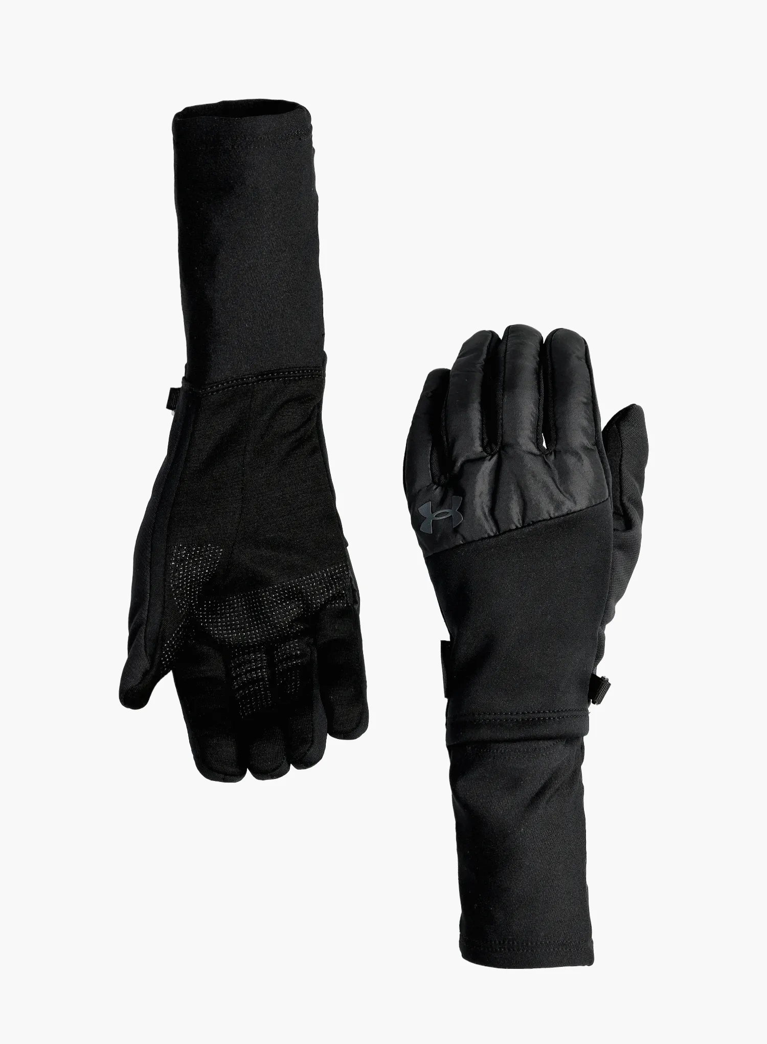 Běžecké rukavice Under Armour Storm Fleece Run Gloves - black/black/reflective