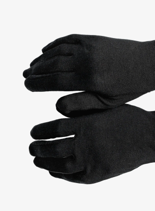 Dotykové rukavice Trekmates Silk Liner Glove - black