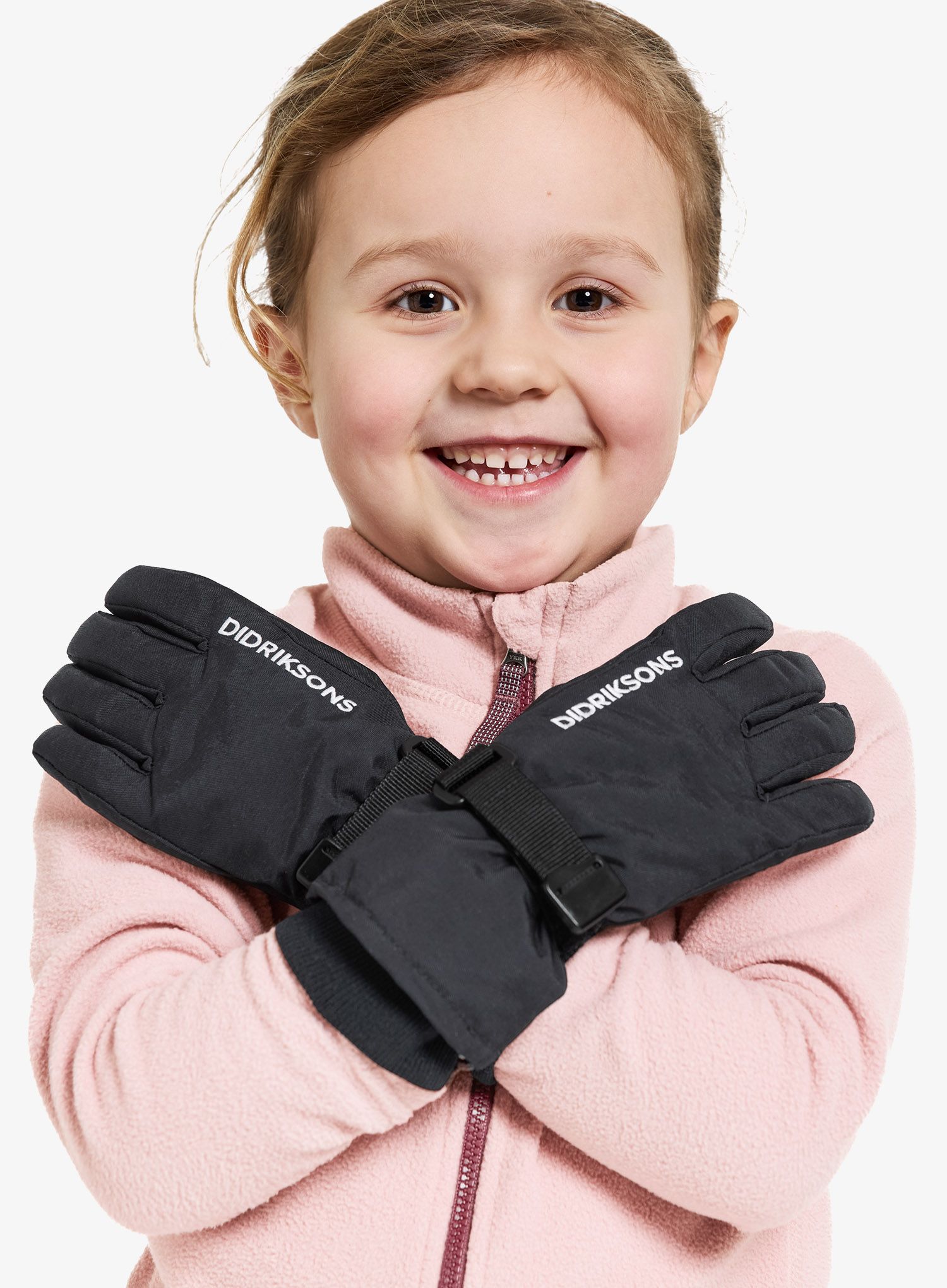 Dětské rukavice Didriksons Biggles Gloves 3 - black
