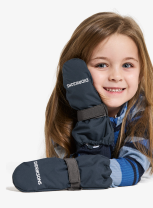 Dětské rukavice Didriksons Biggles Zip Mitten 8 - navy