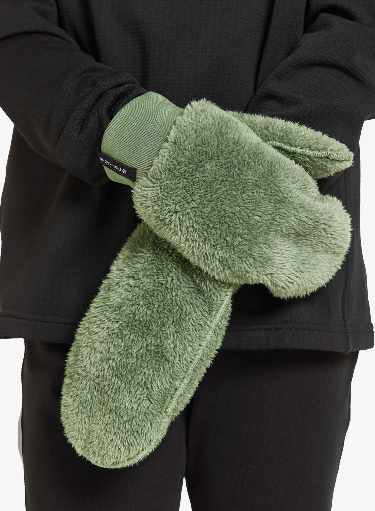 Dětské rukavice Didriksons Mejram Mittens - light moss