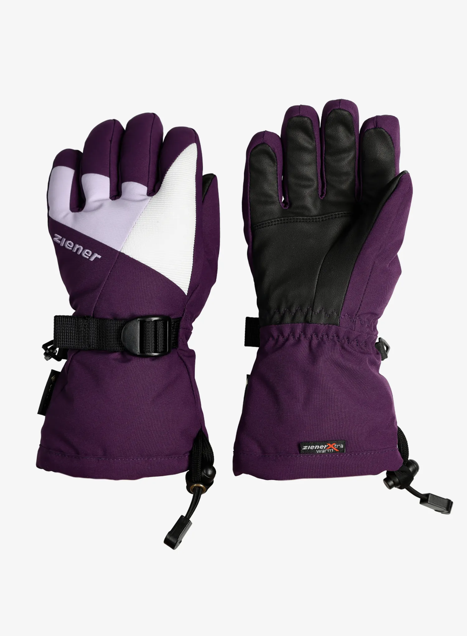Dětské rukavice Ziener Lani GTX Junior - dark violet