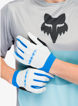 Cyklistické rukavice Fox Ranger Glove Digi Image - pale blue