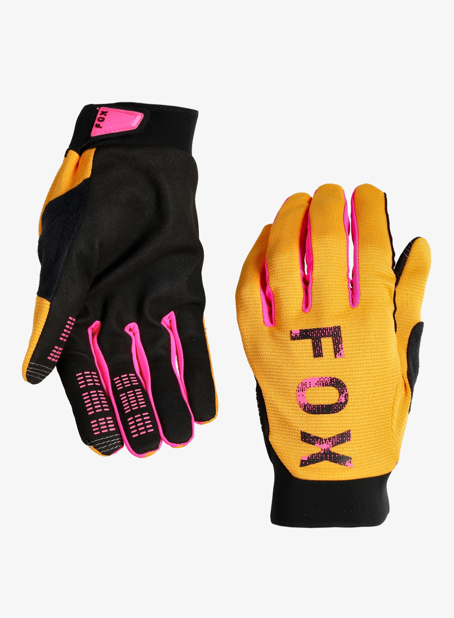 Cyklistické rukavice Fox Ranger Glove Kairos - tangerine