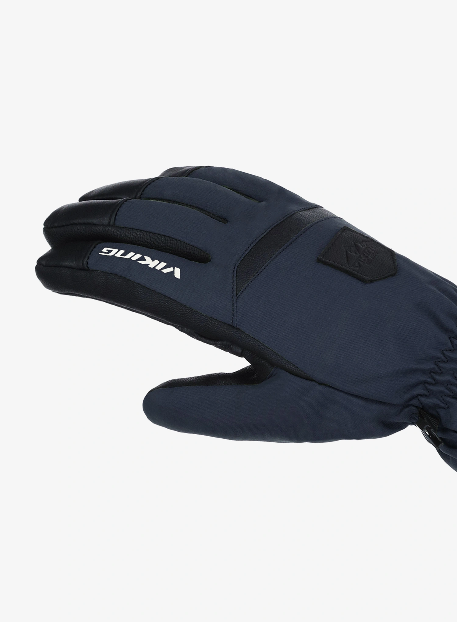 Rukavice na lyže Viking Lars Ski - navy/black leather