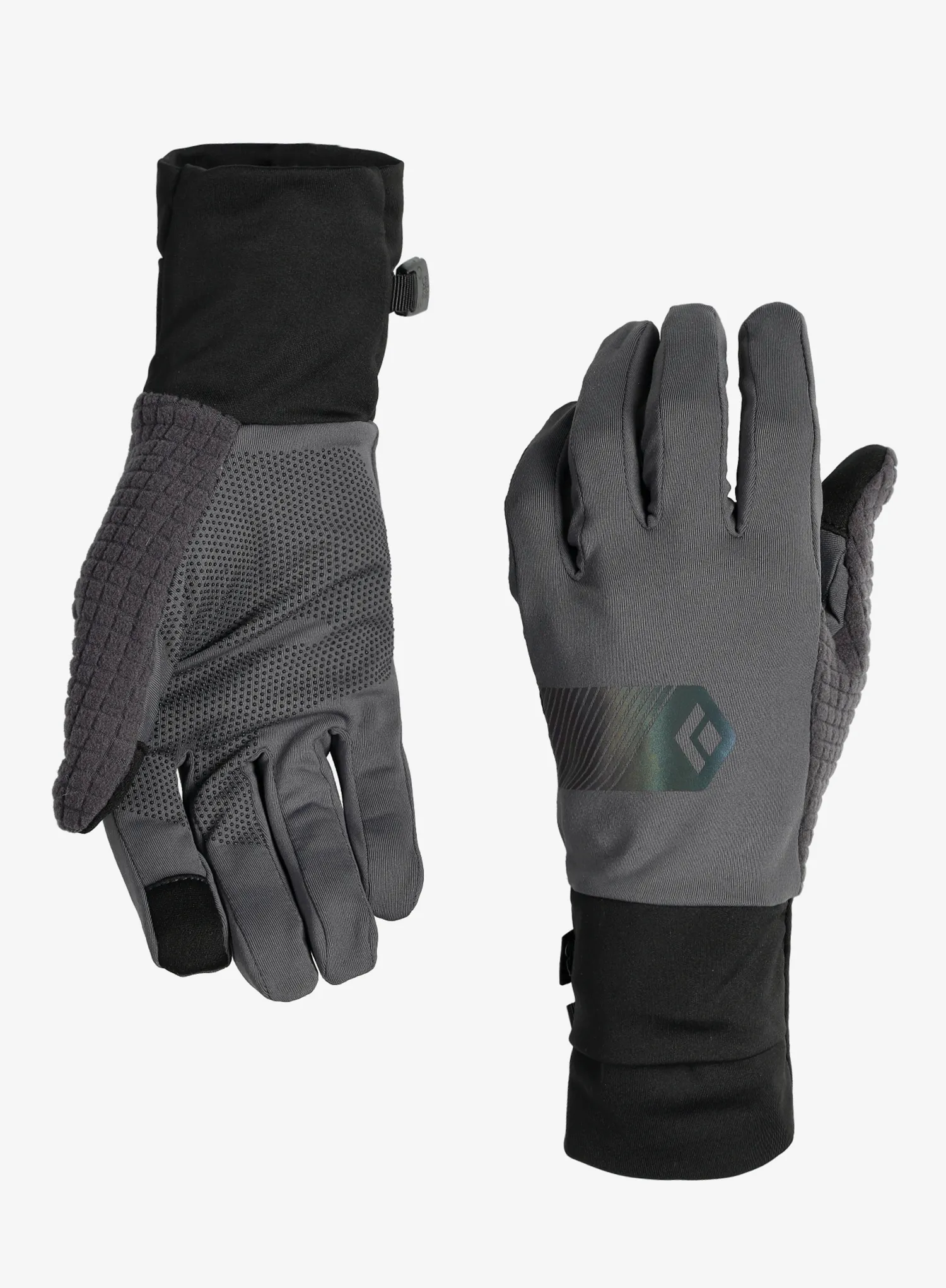 Fleecové rukavice Black Diamond Deploy Gloves - carbon