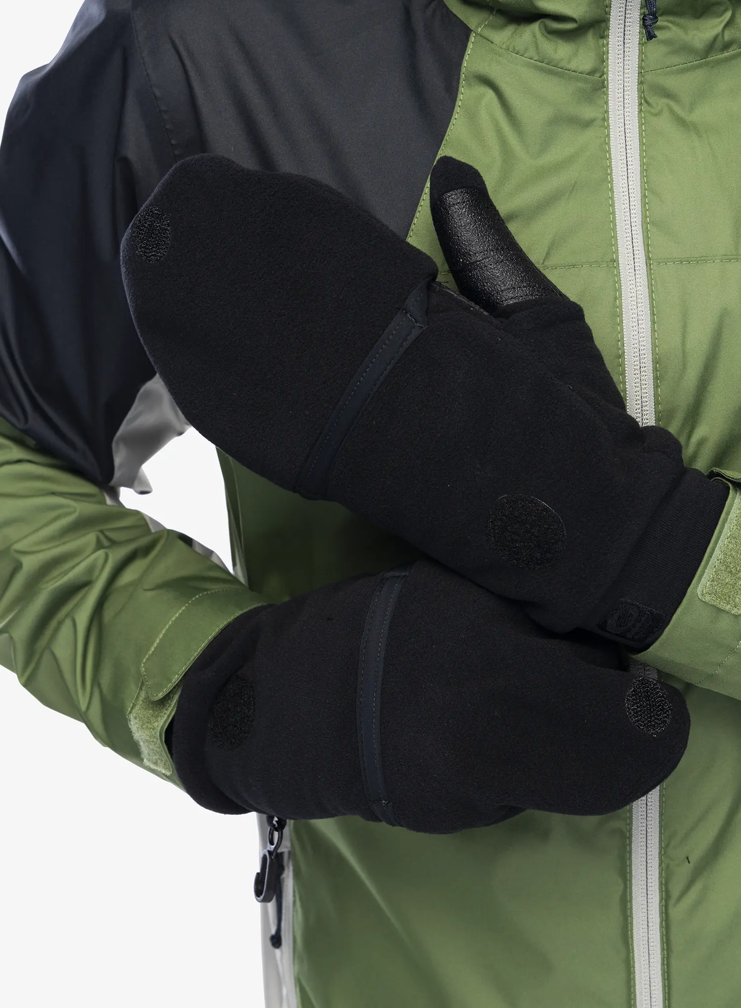 Fleecové rukavice Kanfor Ice Pro NW - black