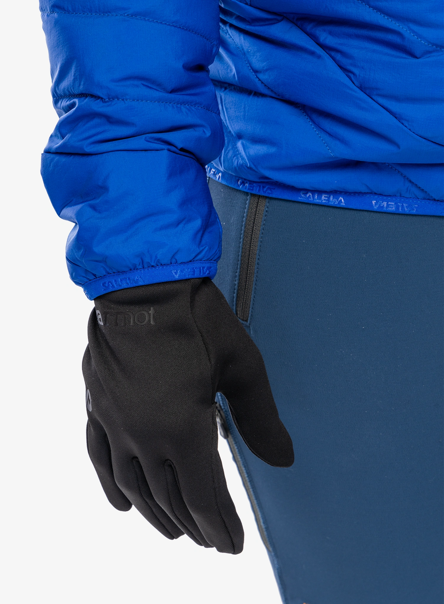 Fleecové rukavice Marmot Connect Liner Glove - black