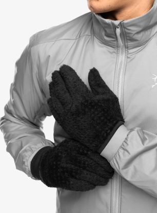 Fleecové rukavice Norrona 29 Highloft Gloves - caviar