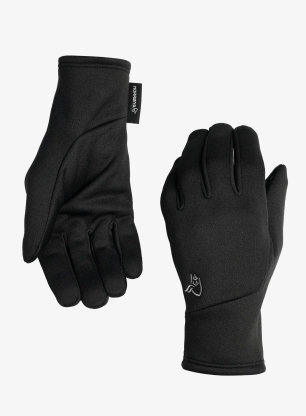 Fleecové rukavice Norrona 29 Warm2 Stretch Gloves - caviar black