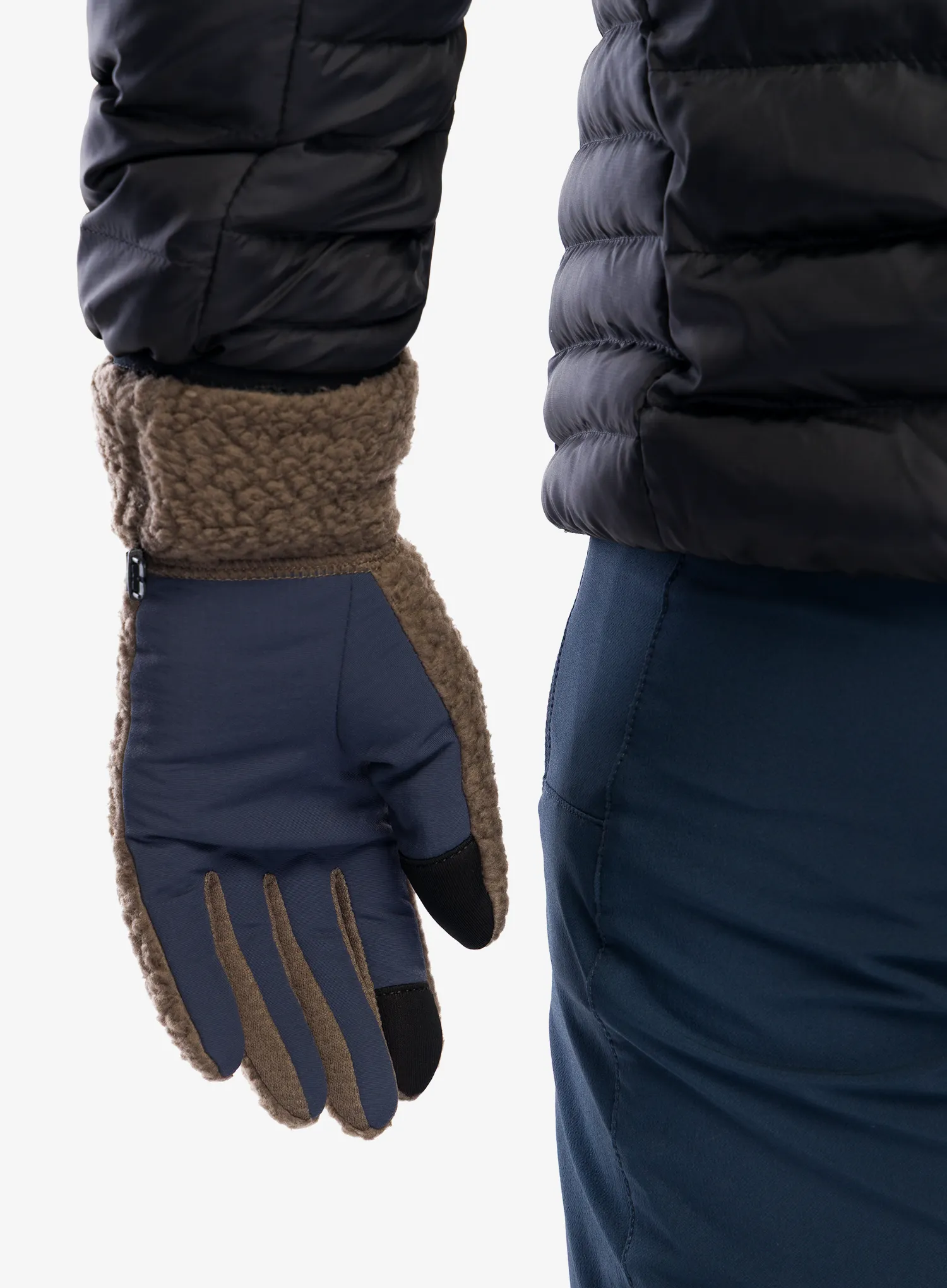 Fleecové rukavice Patagonia Retro Pile Gloves - marlow brown