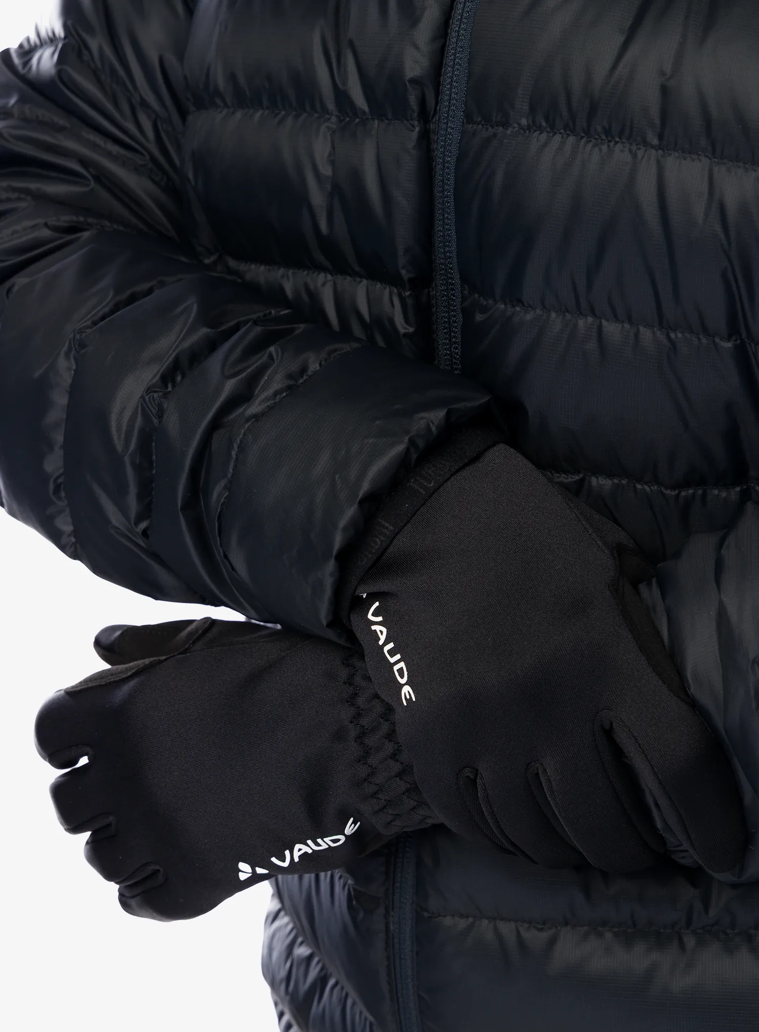 Fleecové rukavice Vaude Basodino Gloves III - black
