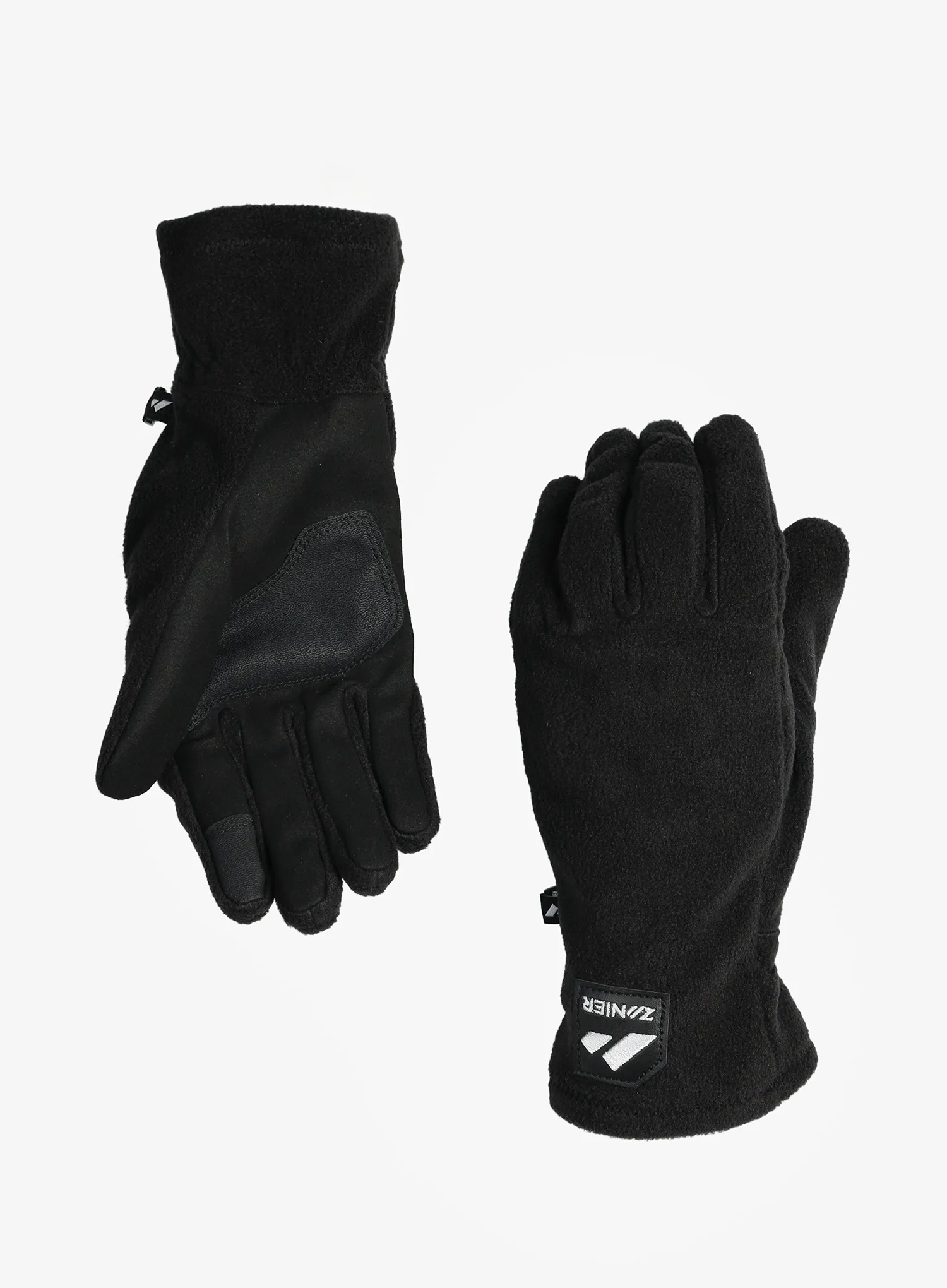 Fleecové rukavice Zanier Trail - black