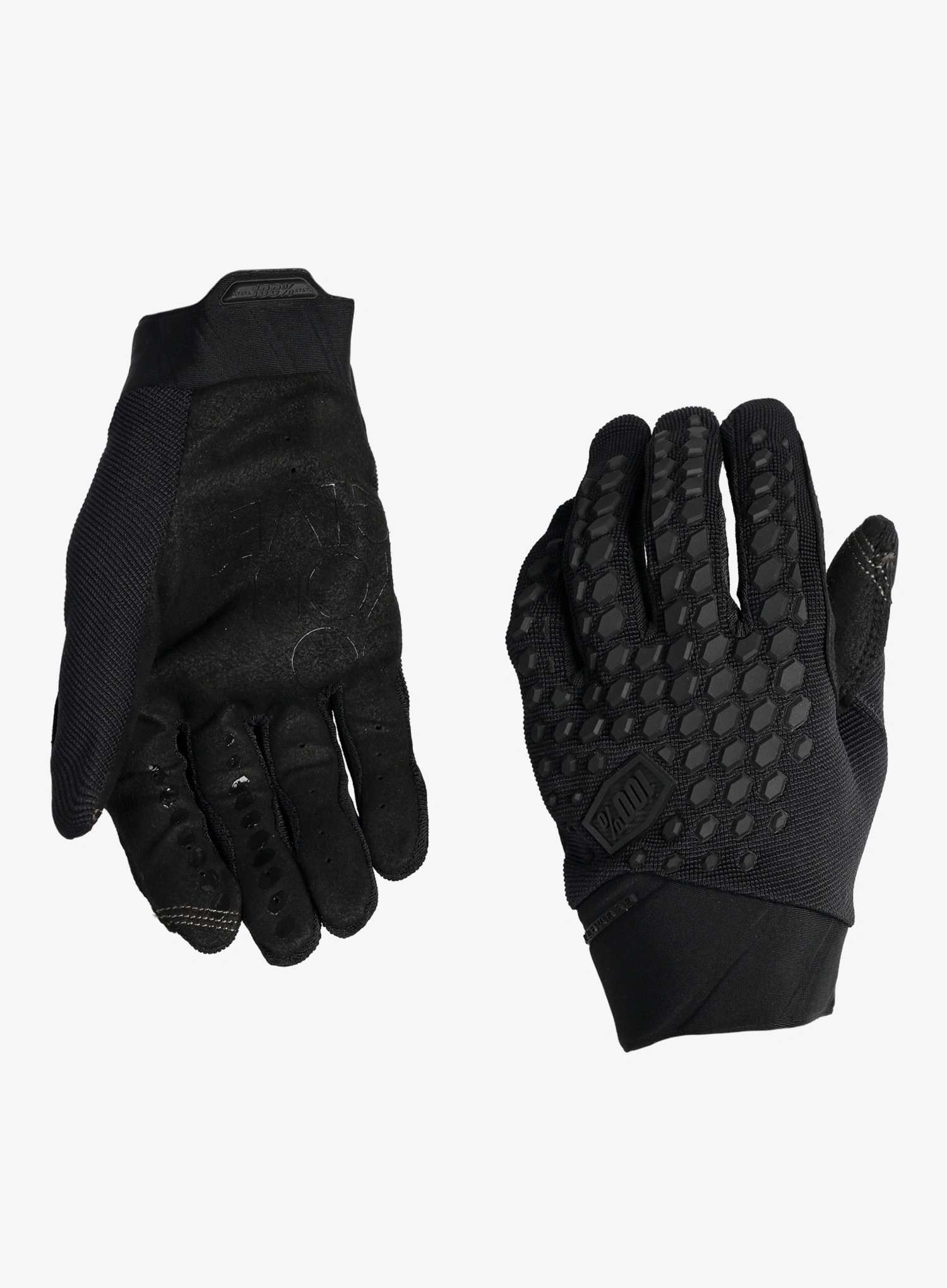 Rukavice na kolo 100% Geomatic Gloves - black/charcoal
