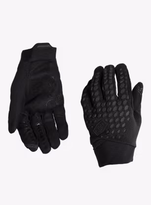Rukavice na kolo 100% Geomatic Gloves - black/charcoal