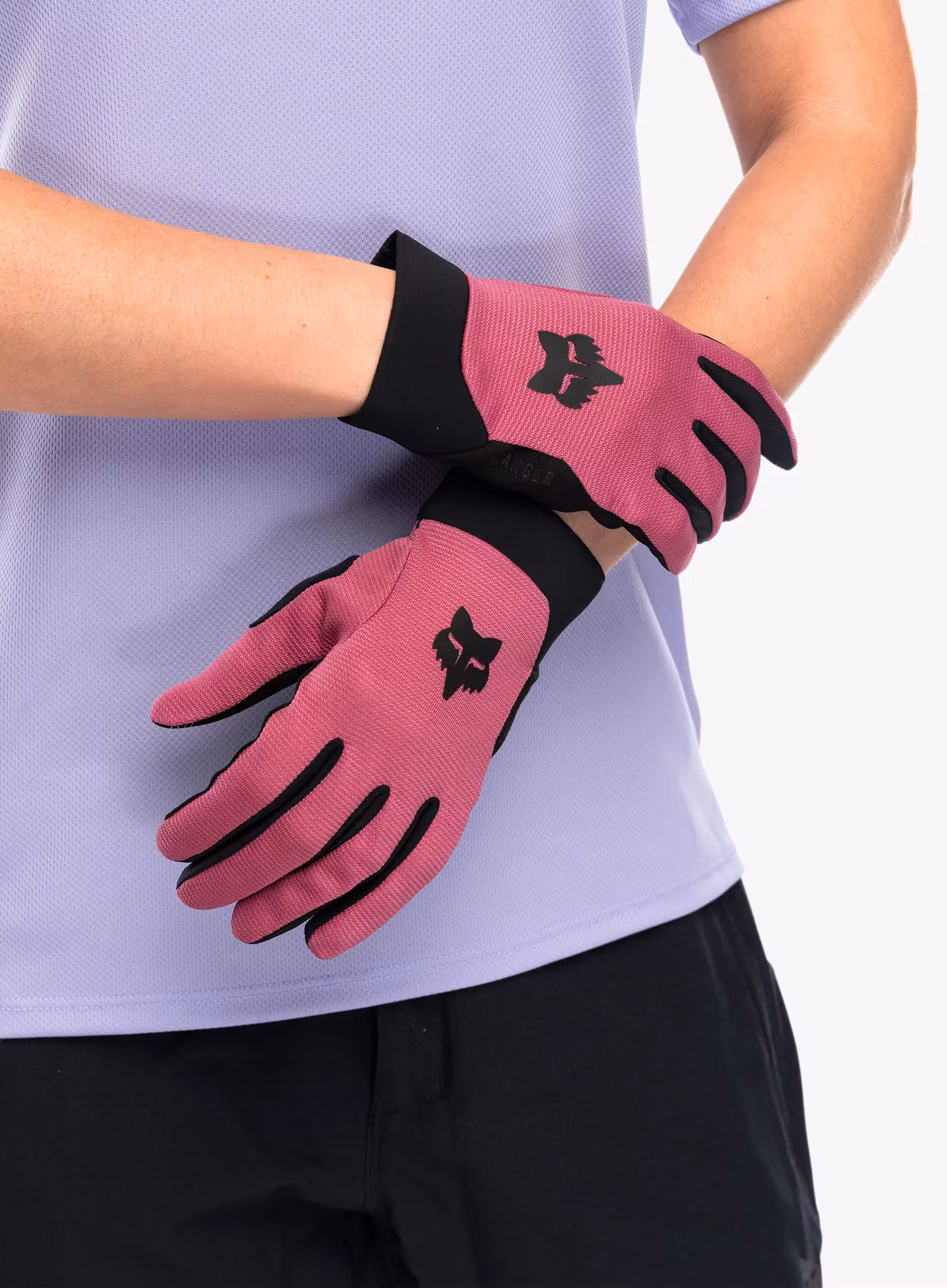 Cyklistické rukavice dámské Fox Ranger Glove - berry