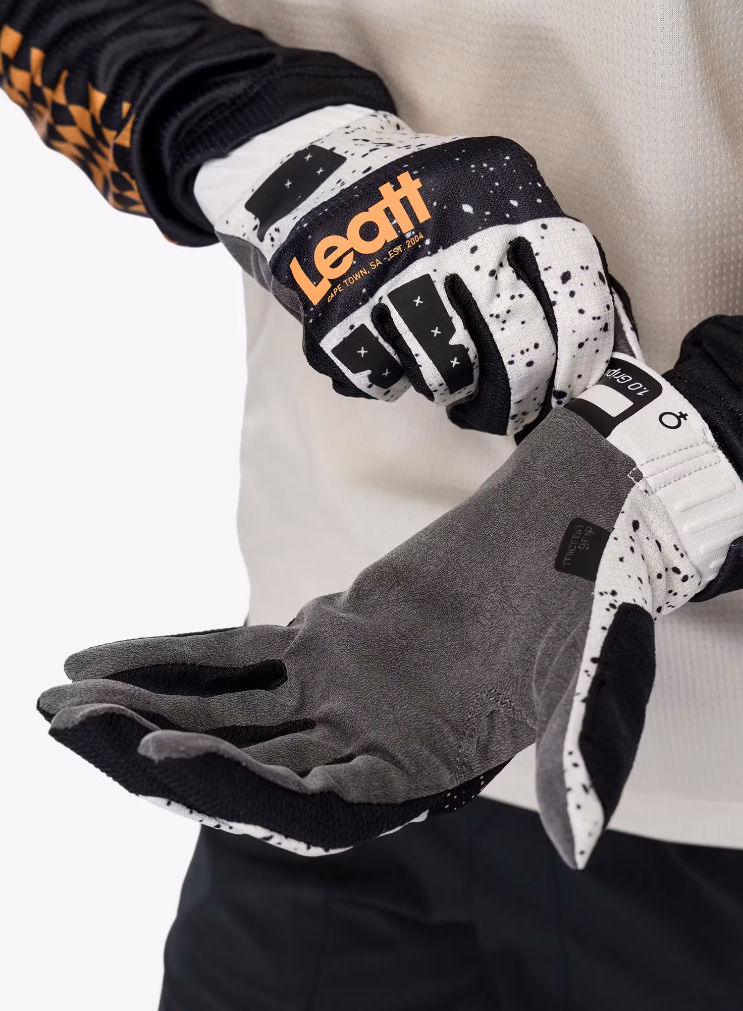 Cyklistické rukavice dámské Leatt Glove MTB 1.0 GripR - cream