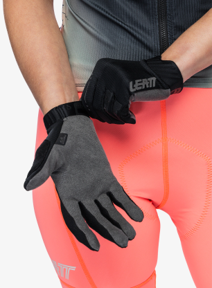 Cyklistické rukavice dámské Leatt Glove MTB 1.0 GripR - stealth