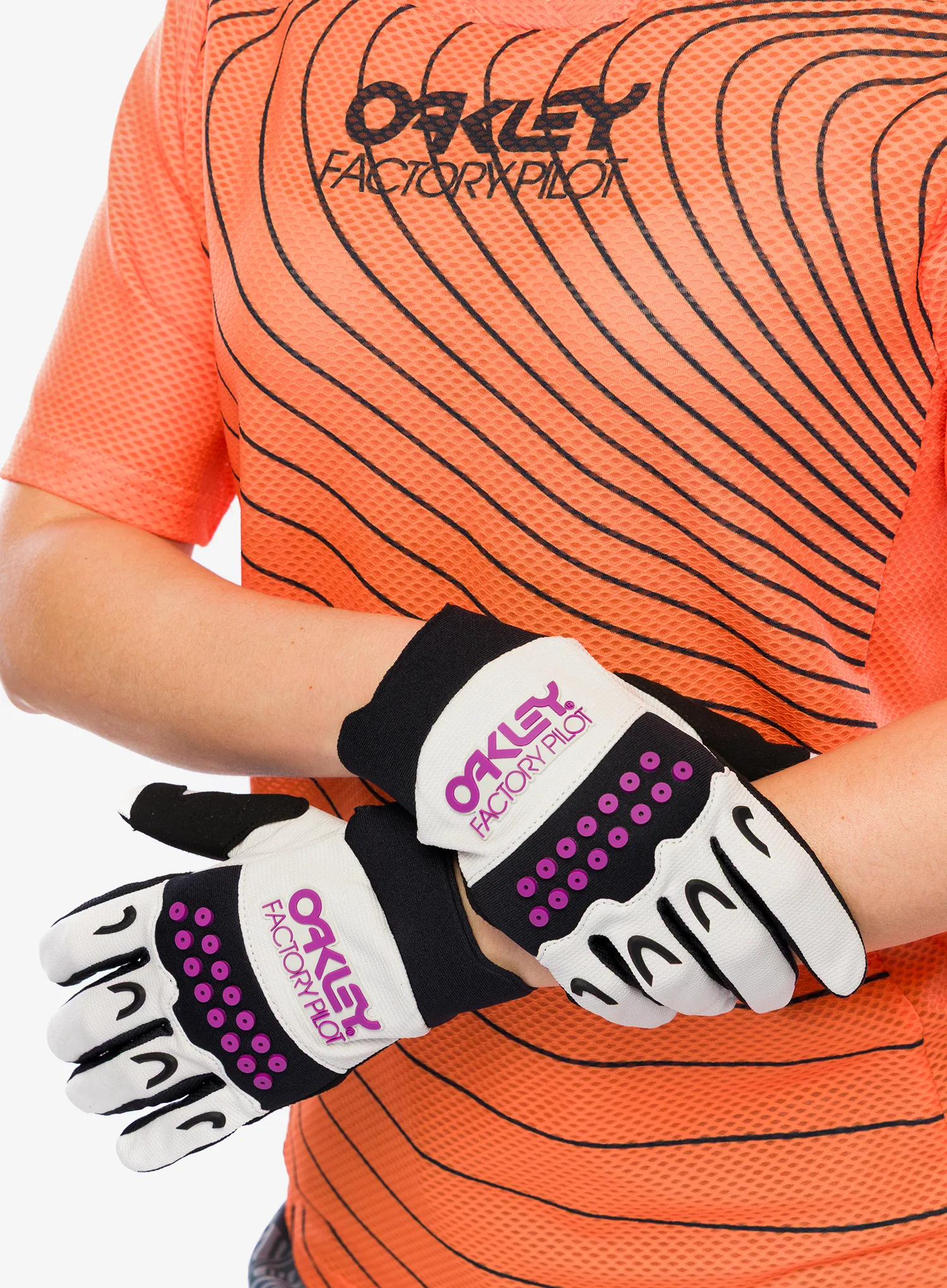 Cyklistické rukavice dámské Oakley Switchback MTB Glove - lunar rock