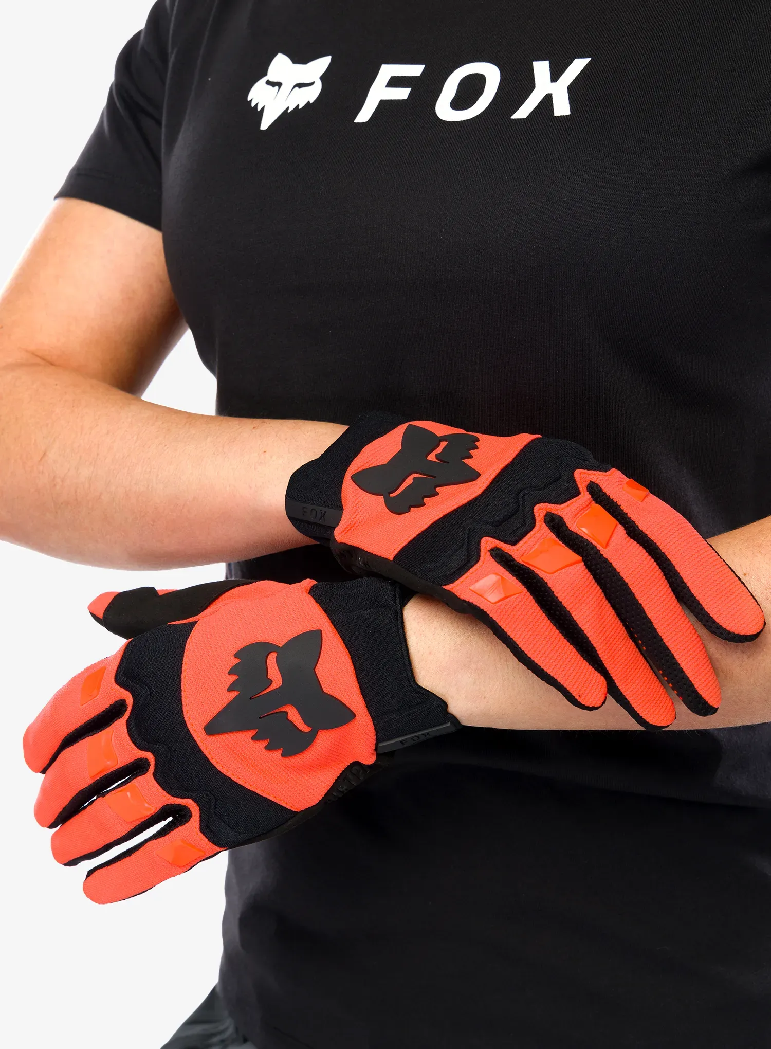Rukavice na kolo Fox Dirtpaw Glove - fluo orange