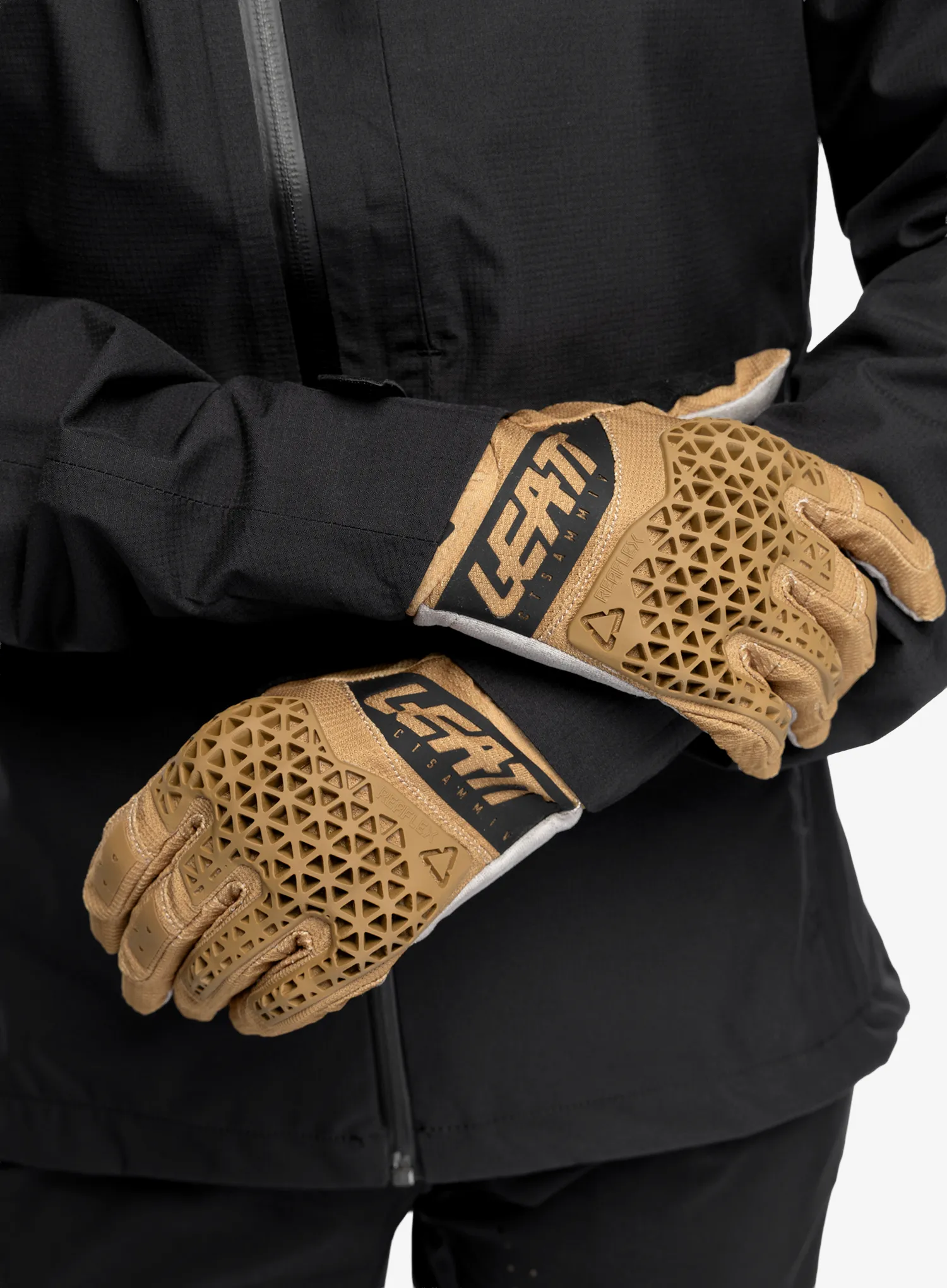 Rukavice na kolo Leatt Glove MTB 4.0 Lite - brass brown
