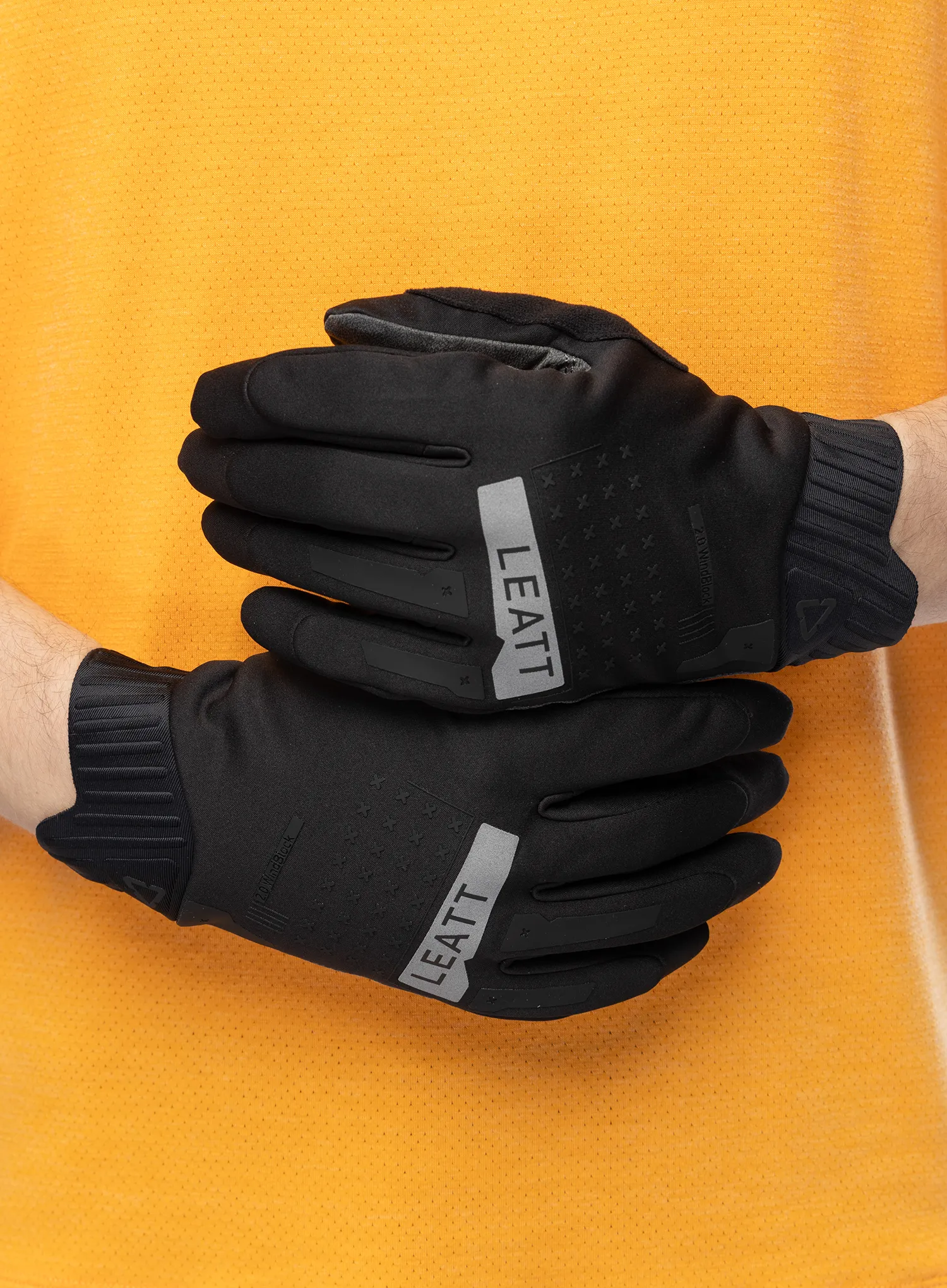 Rukavice na kolo Leatt MTB 2.0 Windblock - black