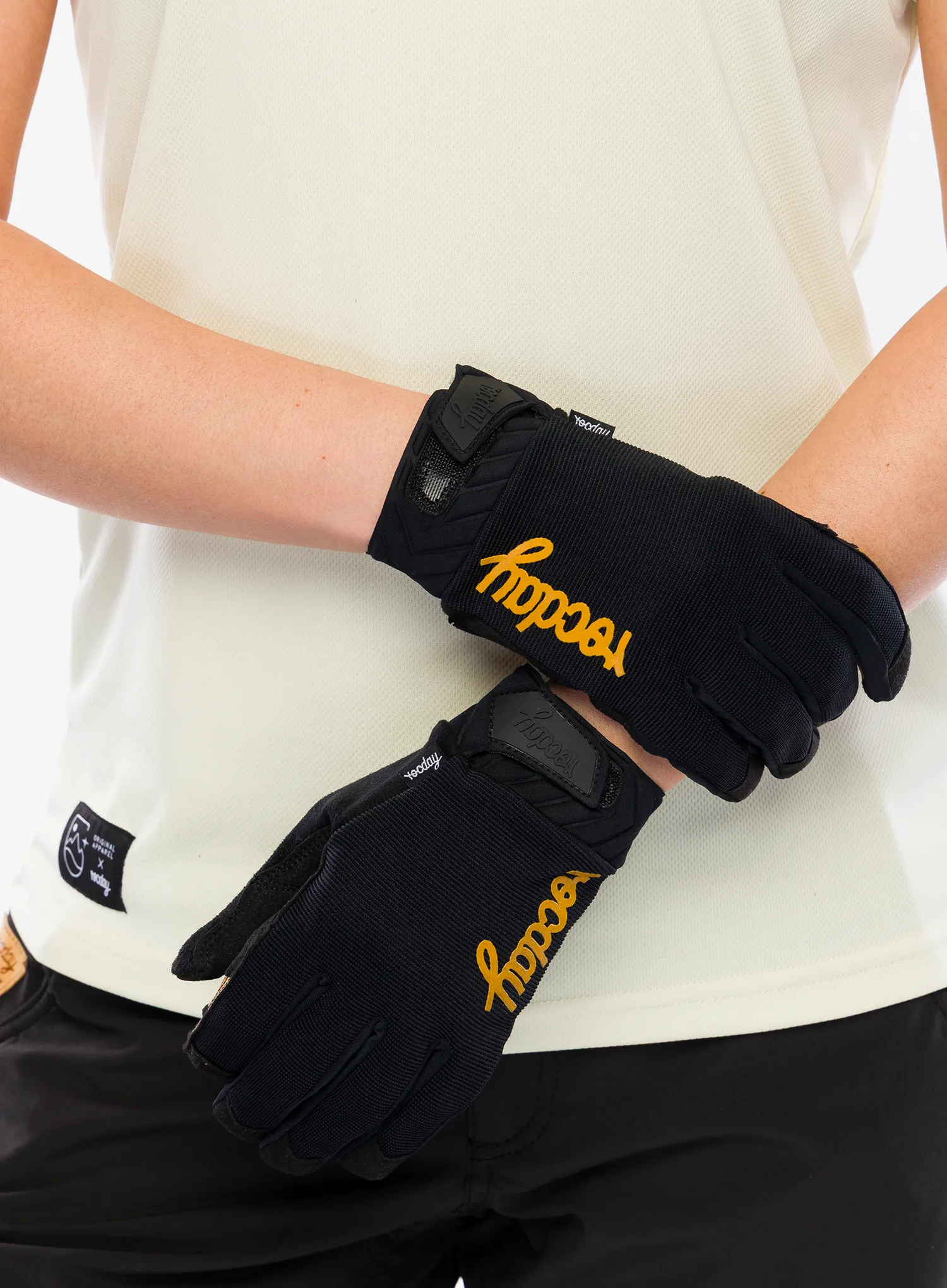 Rukavice na kolo Rocday Evo Race - black/yellow
