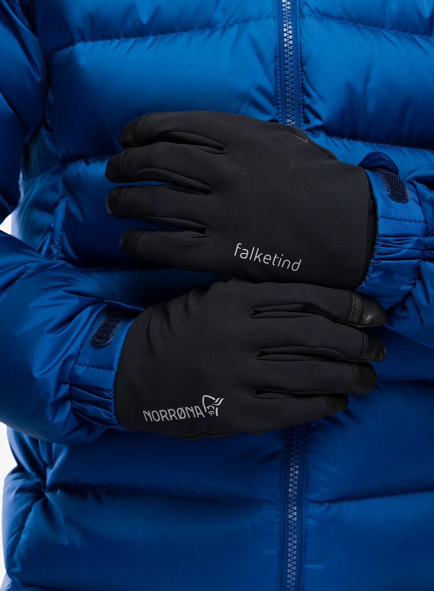 Softshellové rukavice Norrona Falketind Gore-Tex Infinium Short Gloves - caviar