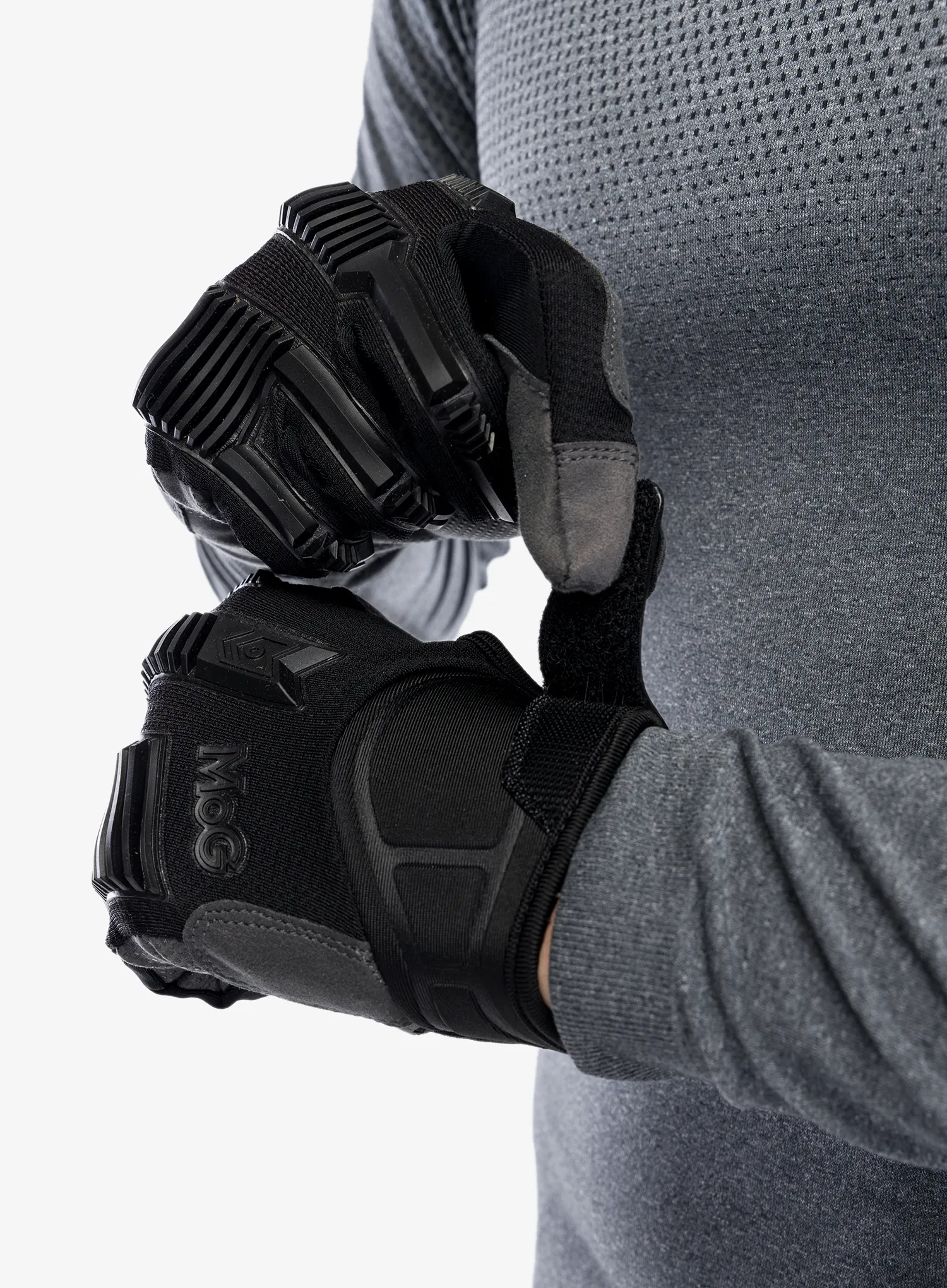 Taktické rukavice MoG Target High Abrasion ErgoShield - black