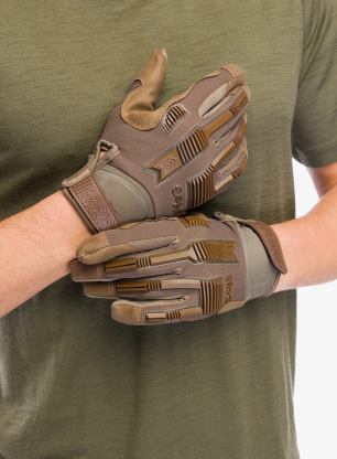 Taktické rukavice MoG Target High Abrasion ErgoShield - coyote brown