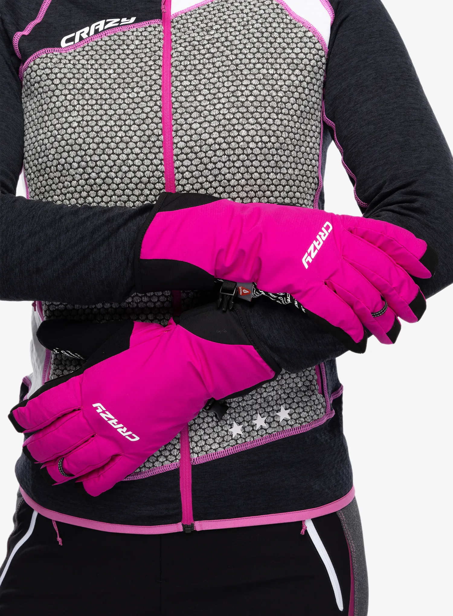 Rukavice na hory Crazy Gloves Inspire - pop