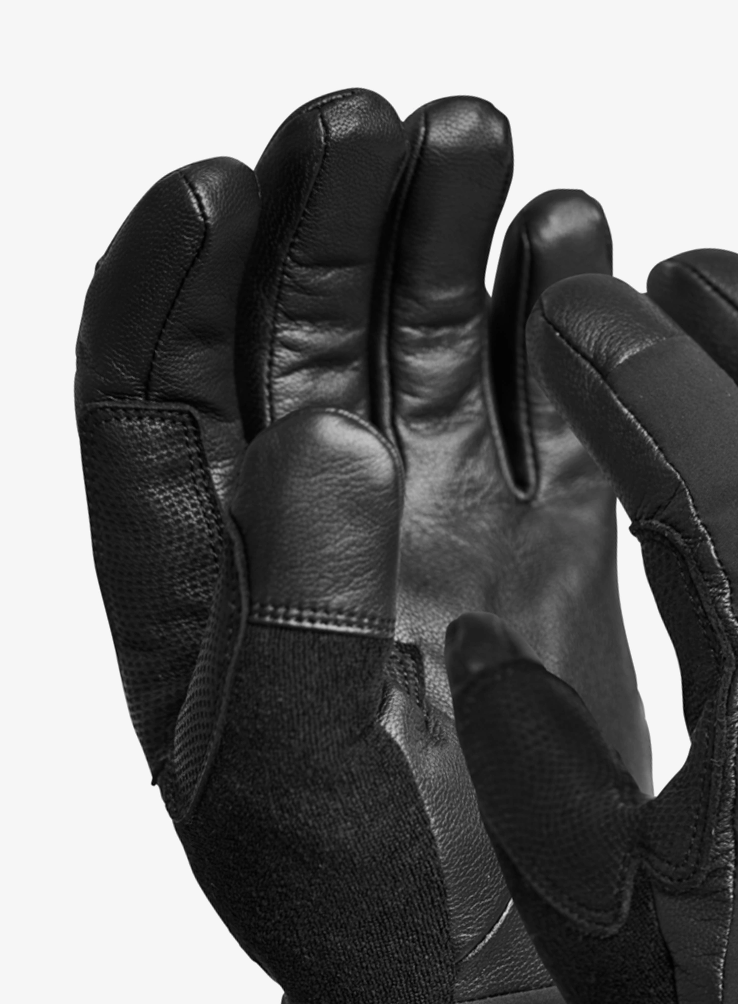 Nepromokavé rukavice Ortovox Merino Mountain Glove - black raven/black