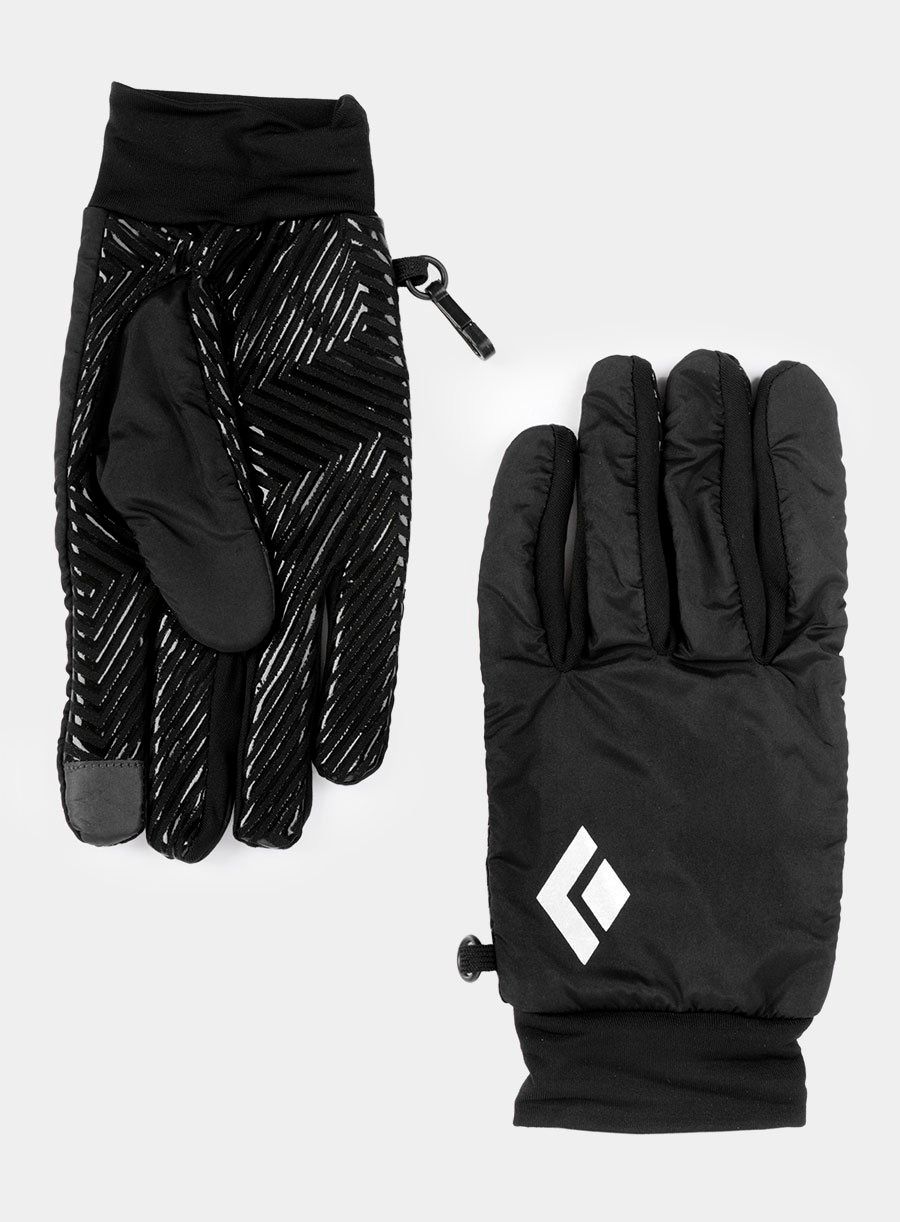 Softshellové rukavice Black Diamond Mont Blanc - black